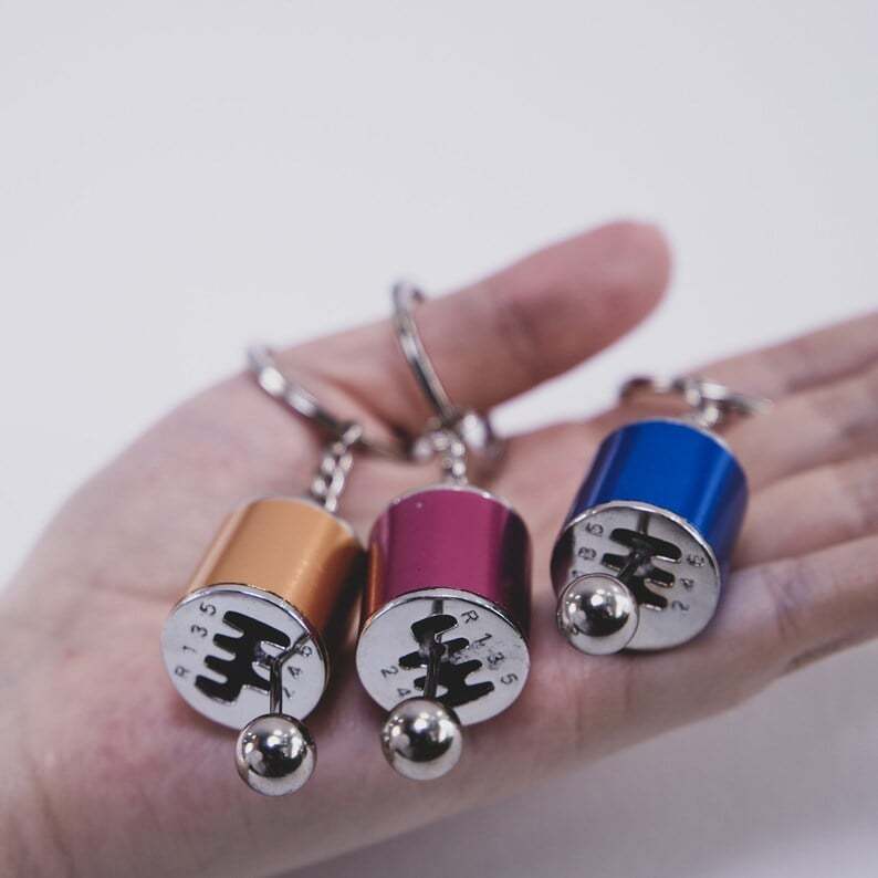 🎁🚗6-speed Manual Transmission Gearbox Keychain