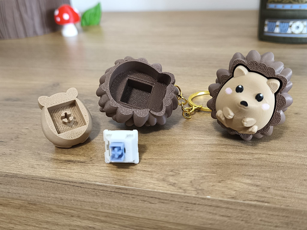 🦔 3D Printed Hedgehog Fidget Poppe