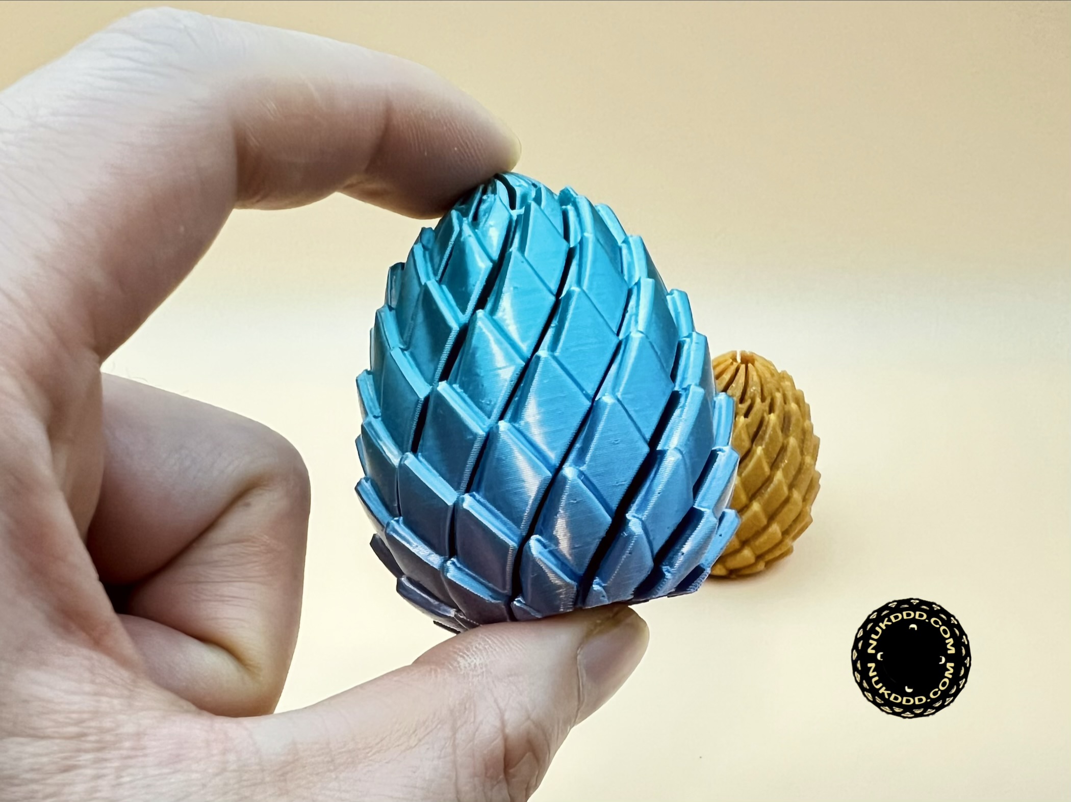 ✨ 3D Printed Twisty Dragon Egg Fidget