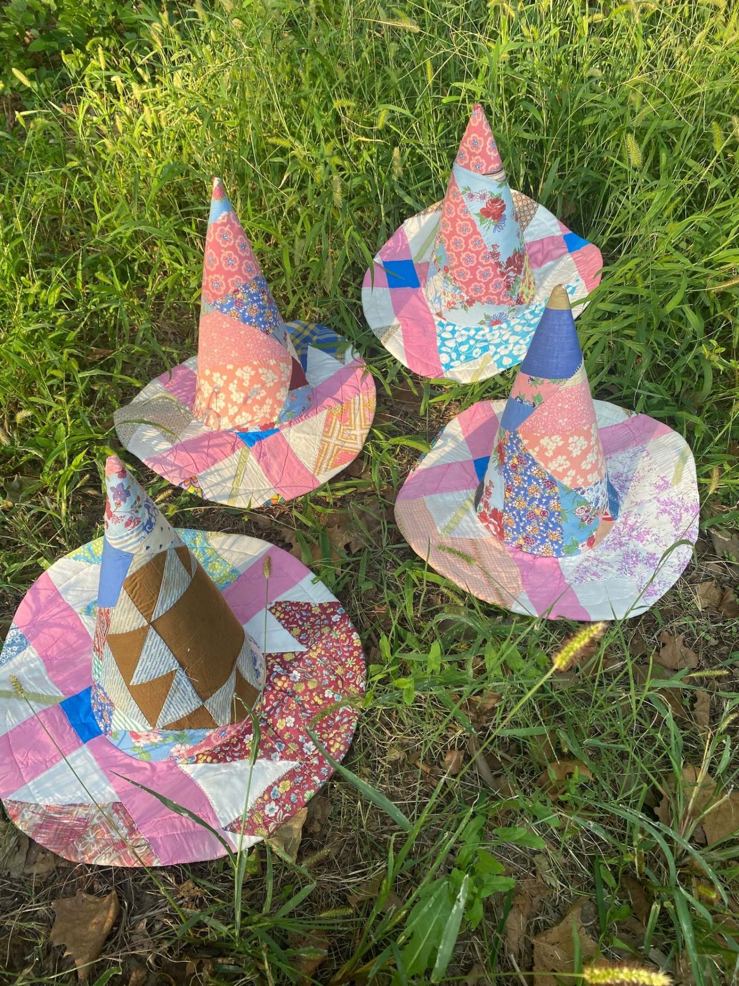 🔥Last Day 49% OFF - The Quilted Witch Hat | Handcrafted Folk Art Hat