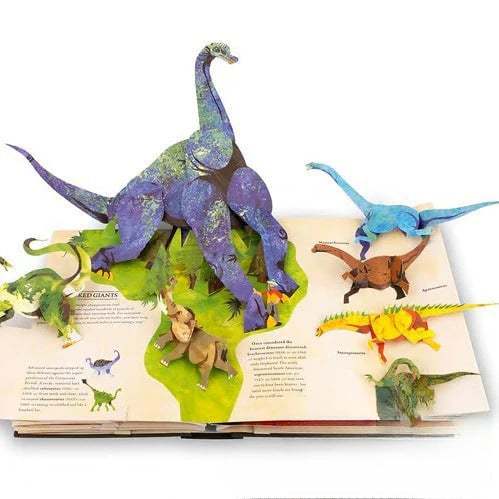 🦖3D Encyclopedia Prehistorica Series🦈Dinosaurs + Sharks & Sea Monsters — Pop-Up Book