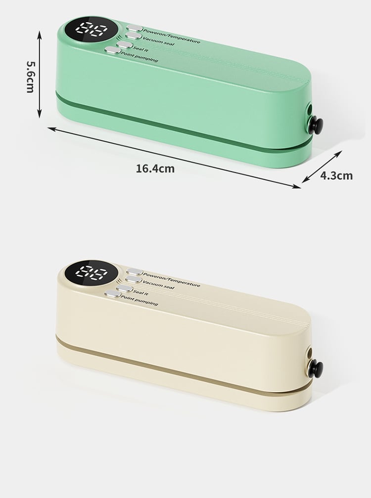 🥗 Keep Your Food Fresh – 49% OFF – ✨Mini Wireless Vacuum Sealer