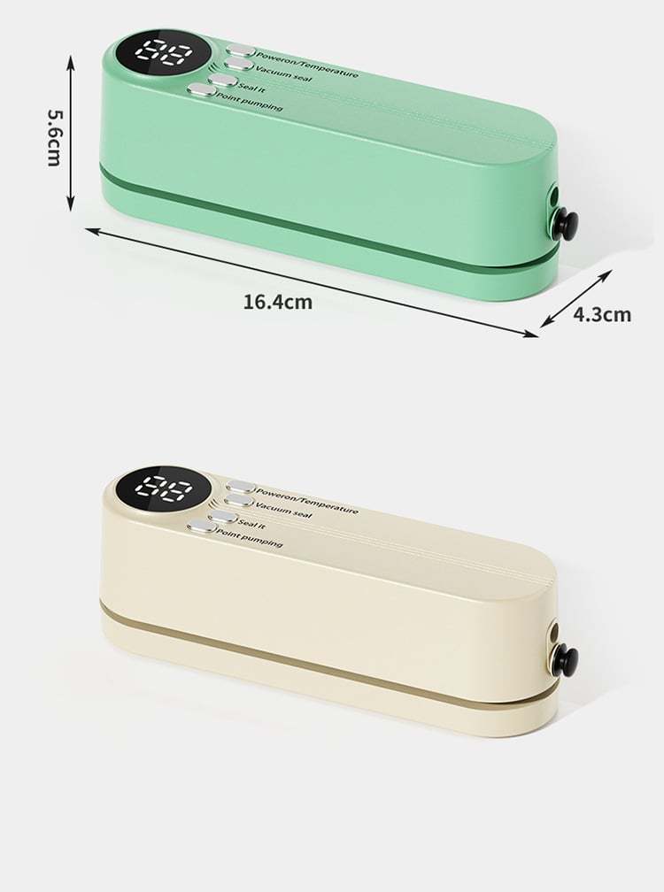 🥗 Keep Your Food Fresh – 49% OFF – ✨Mini Wireless Vacuum Sealer