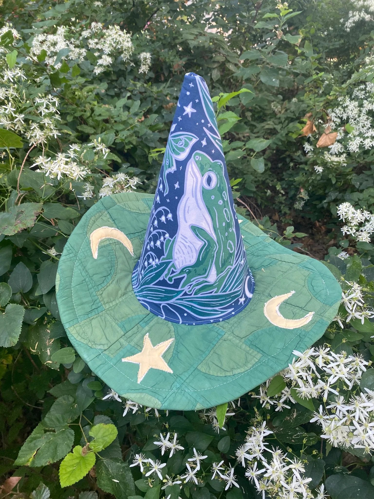 🔥Last Day 49% OFF - The Quilted Witch Hat | Handcrafted Folk Art Hat