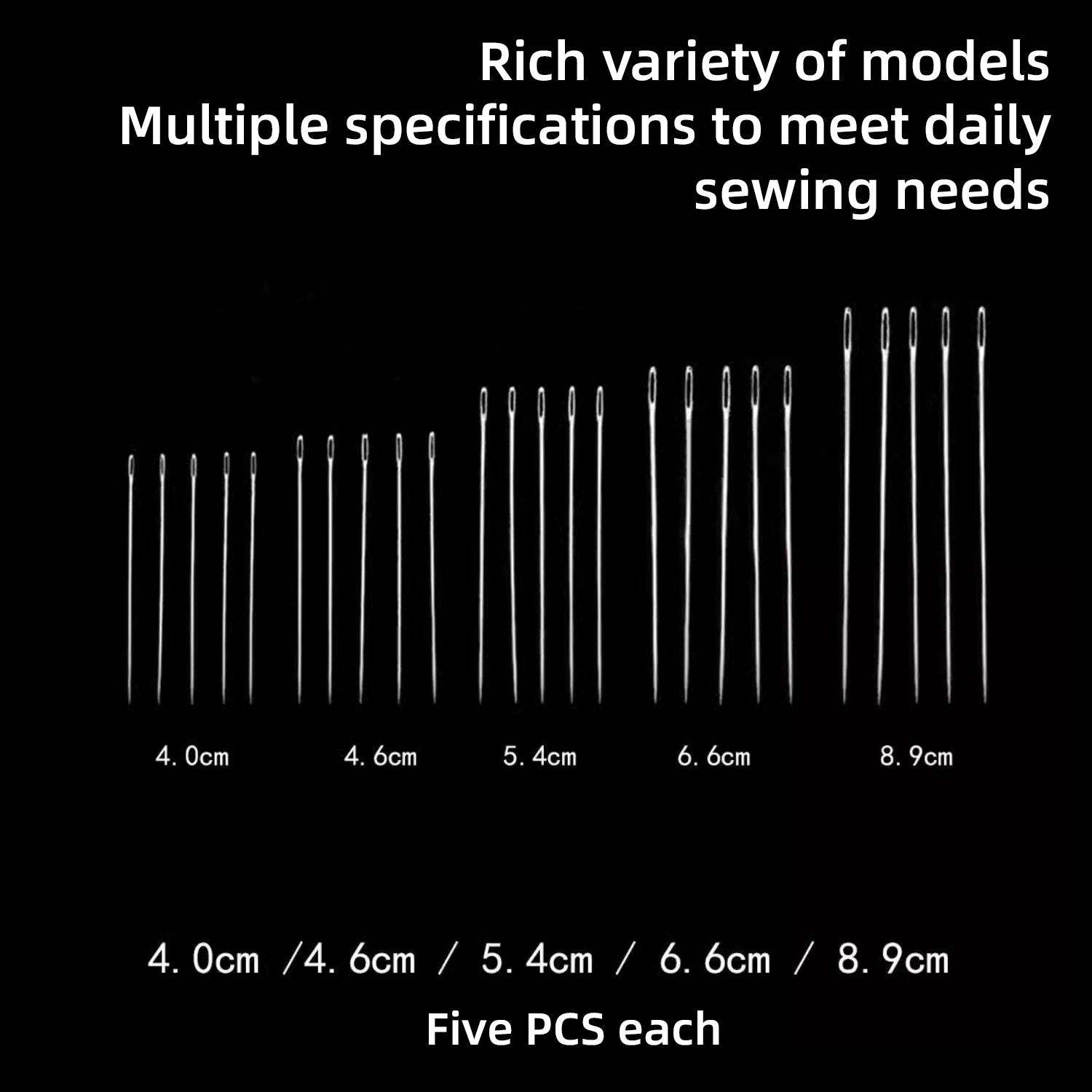 🏆Flash Sale⚡ 50K+ SOLD! Almost Gone-💥34 PCS Big Eye Steel Needles Set