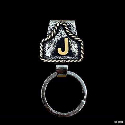 🤠Vintage Letter Keychain