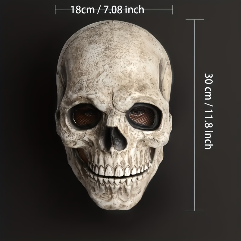 (🔥Early Halloween Promotions)Full Head Skull mask/helmet with Movable Jaw