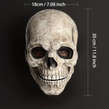 (🔥Early Halloween Promotions)Full Head Skull mask/helmet with Movable Jaw