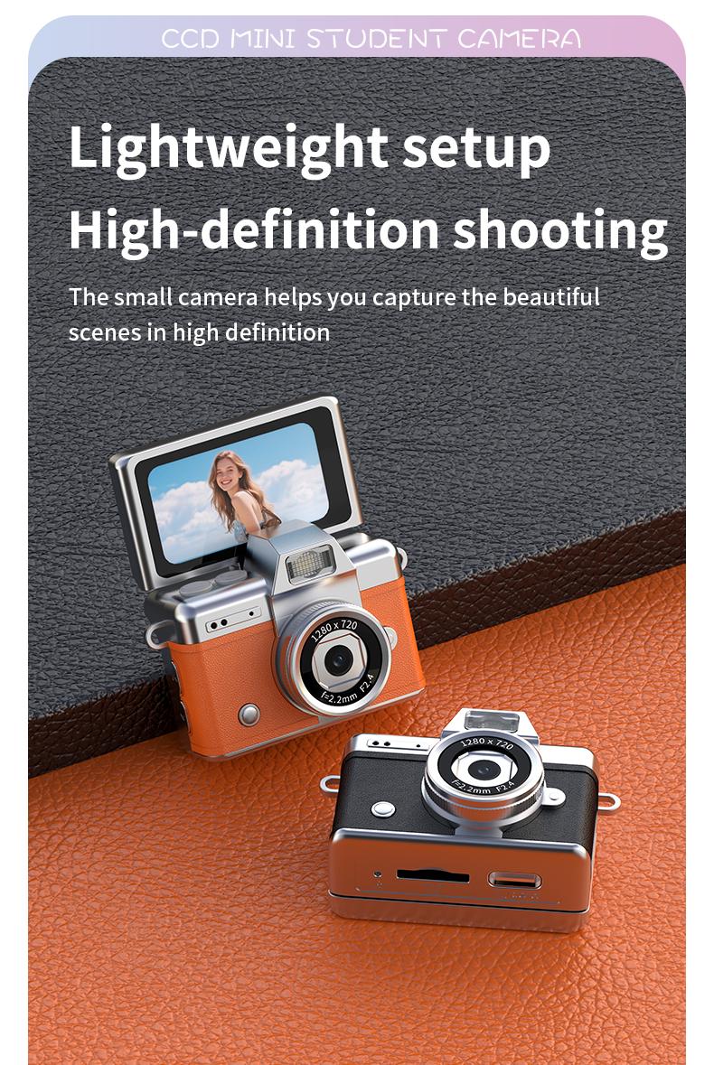 Mini Digital Camera with 1.47 in LCD Screen 1080P Feel of Old 90s Photographs, Keychain Size, Birthday Gifts,Christmas Gifts