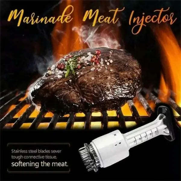 🎁Early  Sale 49% OFF🎅 Stainless Steel Marinade Meat Injector