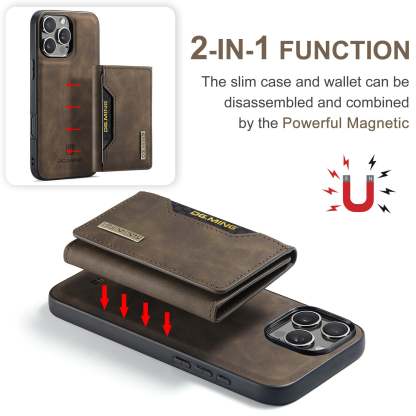 🔥 2025-Hot Pick 🔥 2 in 1 Multifunctional PU Leather Phone Case with Magnetic Wallet