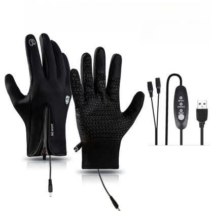 Dazzlesport™ Outdoor Heated Gloves Windproof and Waterproof with Plus Velvet
