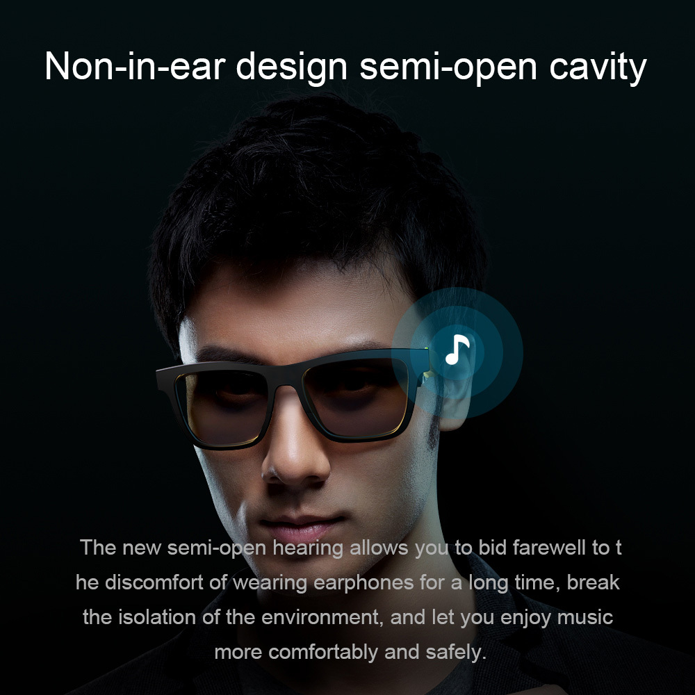 W3 Wireless Bluetooth Smart Glasses Voice Assistant Listen Music Navigation Glasses Waterproof Calls Eyeglass Sunglasses