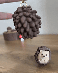 🦔 3D Printed Hedgehog Fidget Poppe