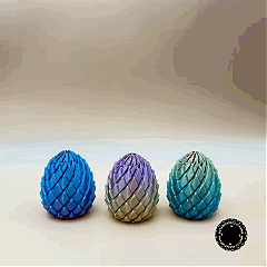 ✨ 3D Printed Twisty Dragon Egg Fidget
