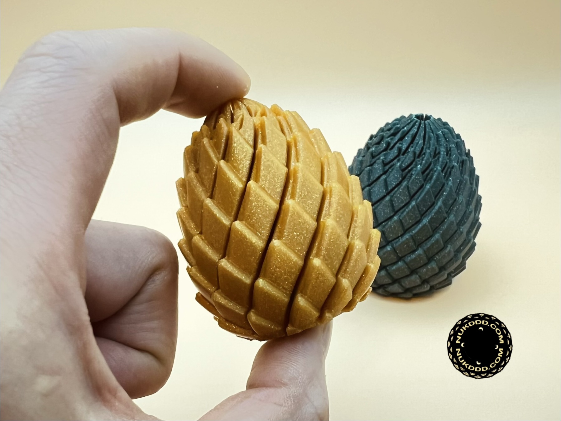 ✨ 3D Printed Twisty Dragon Egg Fidget