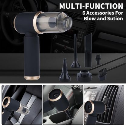 🔥Flash Sale 50%-OFF🔥Wireless Handheld Car Vacuum Cleaner, 16000Pa Vacuum Cleaner and Air Duster,