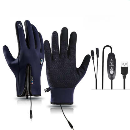 Dazzlesport™ Outdoor Heated Gloves Windproof and Waterproof with Plus Velvet
