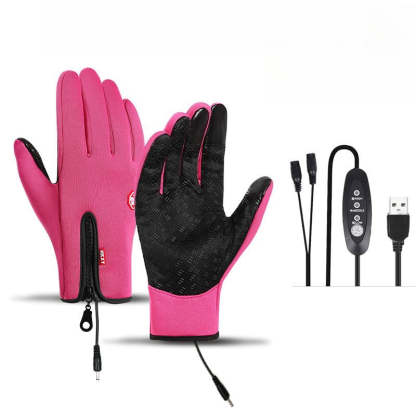 Dazzlesport™ Outdoor Heated Gloves Windproof and Waterproof with Plus Velvet
