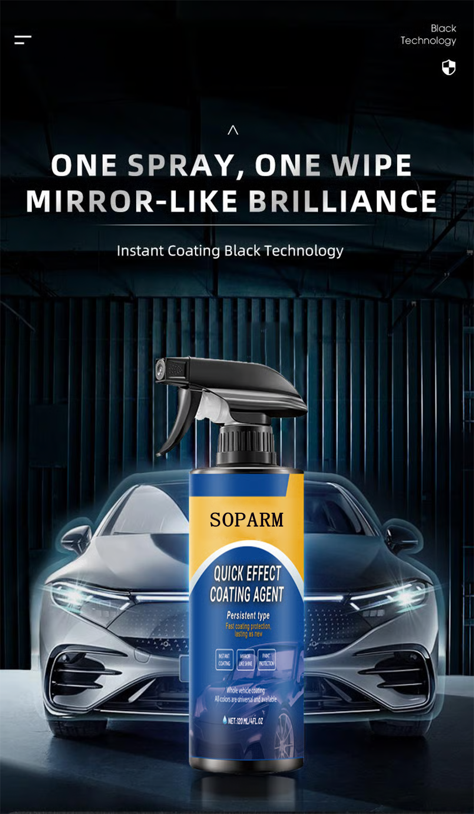 🔥Final 3 Hours: 60% OFF Advanced Car Quick-acting Coating Agent Spray