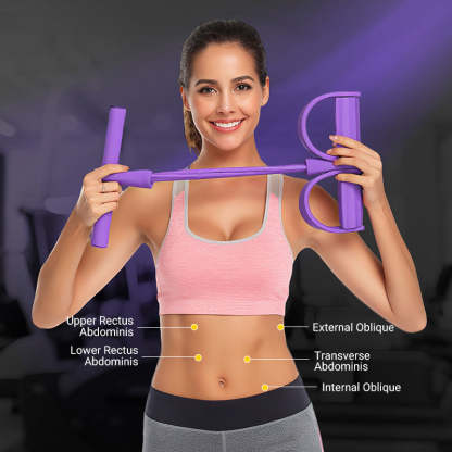 �?025 Hot Sale🔥32 Fitness Resistance Bands-4 Tube Pedal Ankle Puller