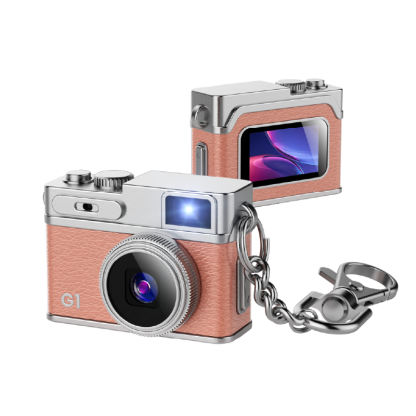 Mini Retro Camera with 1080P Video, 12MP Photos, Keychain Digital Camera