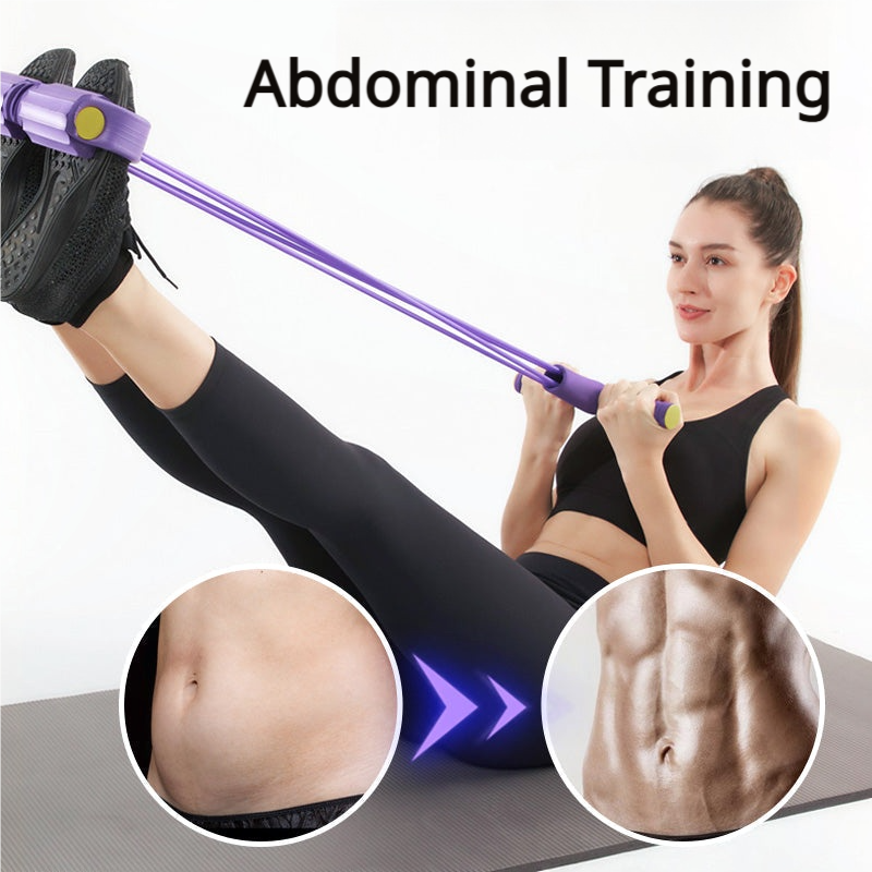 �?025 Hot Sale🔥32 Fitness Resistance Bands-4 Tube Pedal Ankle Puller