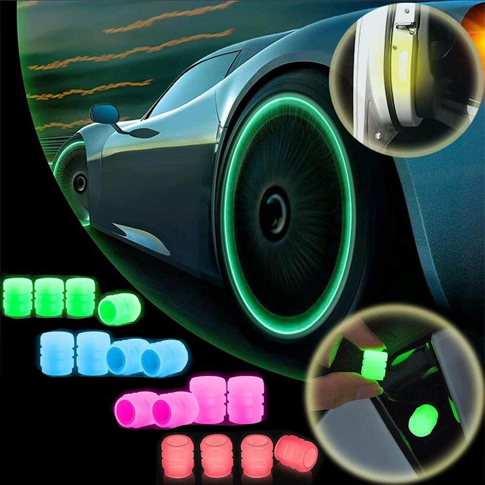 💥BLOWOUT SALE 💥Fluorescent Tire Valve Caps - Make Night Cycling More Cool