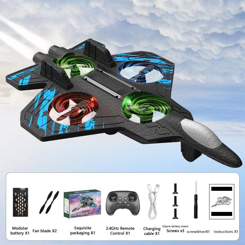 LAST DAY ONLY 49% OFF🔥RC Stunt Fighter Jet Toy ✈ for Kids (with 360° 