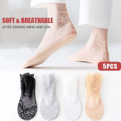 💋 Ladies Fashion Lace Socks