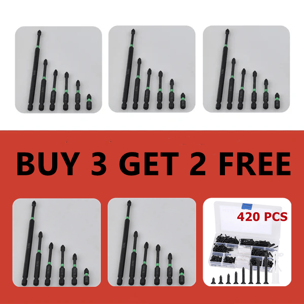 PH2 Magnetic Screwdriver Bit Set -💪Drilling work no longer be complicated!