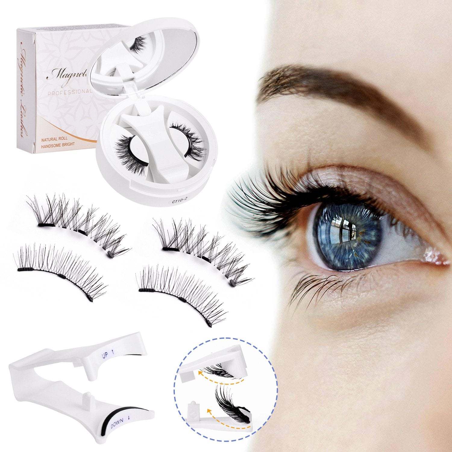 💖Last Chance! Buy 1 Get 1 Free End in Hours!🔥Soft Magnetic Eyelashes All-in-One Box, Reusable