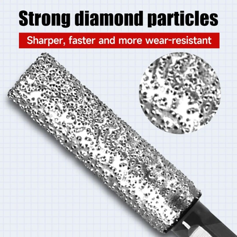 🔥2-in-1 Hexagonal Shank Brazing Dry Drilling Specialized Hole Opener