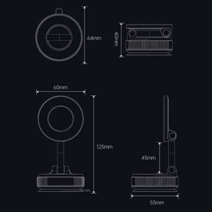 🏆Flash Sale⚡ 50K+ SOLD! Almost Gone-💥Retractable Car Phone Mount - 360° Magnetic Holder