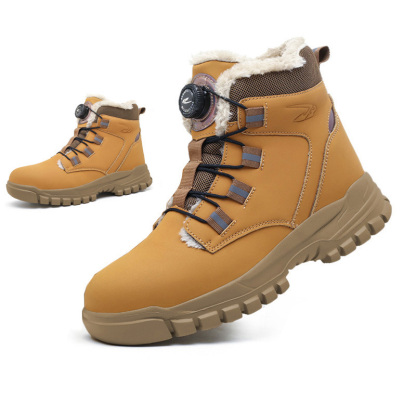 FREE SHIPPING ✈ Waterproof Safety Boots Men Indestructible Steel Toe Work Boots Anti-smash Stab-resistant Safety Shoes