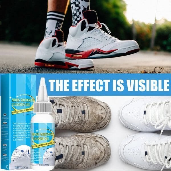 💥Summer Hot Sale 48% OFF💥 Shoes Whitening Cleansing Gel - Buy 2 Get 1 Free