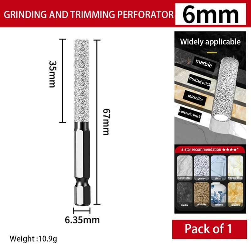 🔥2-in-1 Hexagonal Shank Brazing Dry Drilling Specialized Hole Opener