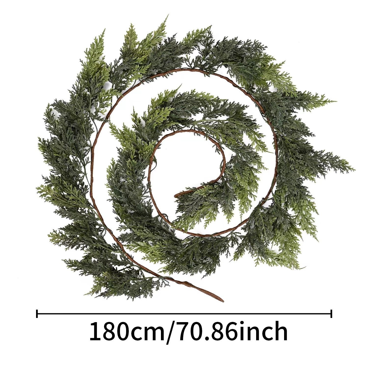 🏆2026 Super Value Se💥6 FT Artificial Cedar Garlands –Realistic Touch Winter Greenery