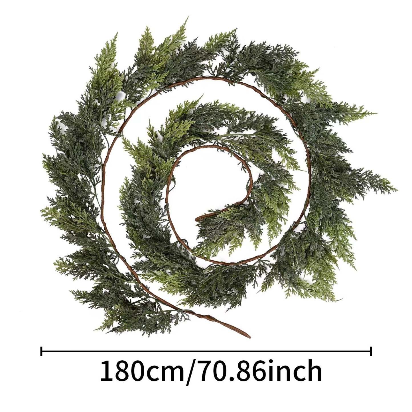 🏆2025 Super Value Se💥6 FT Artificial Cedar Garlands –Realistic Touch