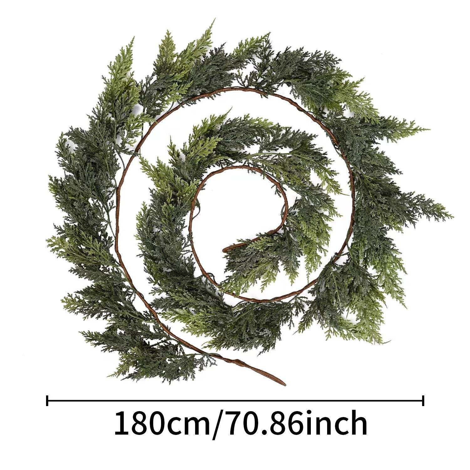 🏆2025 Super Value Se💥6 FT Artificial Cedar Garlands –Realistic Touch