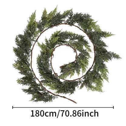 🏆2026 Super Value Se💥6 FT Artificial Cedar Garlands –Realistic Touch Winter Greenery
