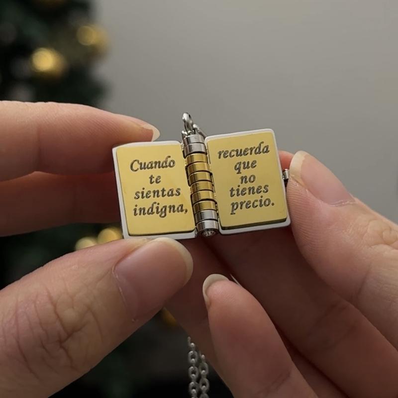 🎁 Blessing Book Necklace for Children - An Eternal Gift from the Heart