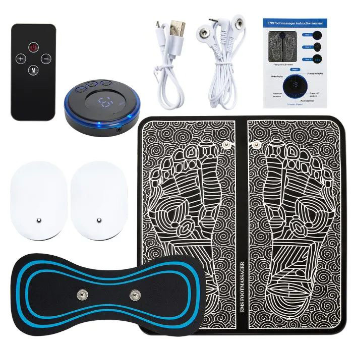 Electric Foot Massager Pad Muscle Massage Relaxation Trainer For Massage Fitness Outdoor Sport Home Family Relax