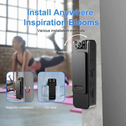 WIFI Mini Body Camera Video Recorder HD 1080P Wearable Police Body Cam Night Vision Law Enforcement Security Guard Home