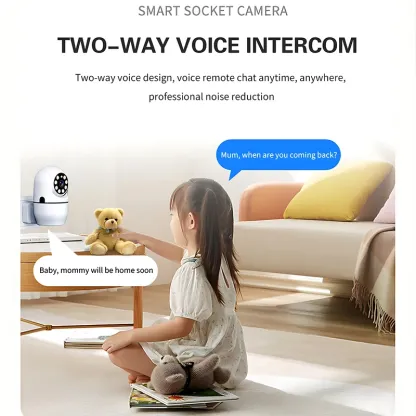 Smart Home Surveillance 1080P HD WiFi IP Camera Smart Wireless Two-way Audio Night Vision Motion Detection Security Cameras 2025