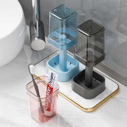 🎁 Stylish Toothbrush Holder with Cover