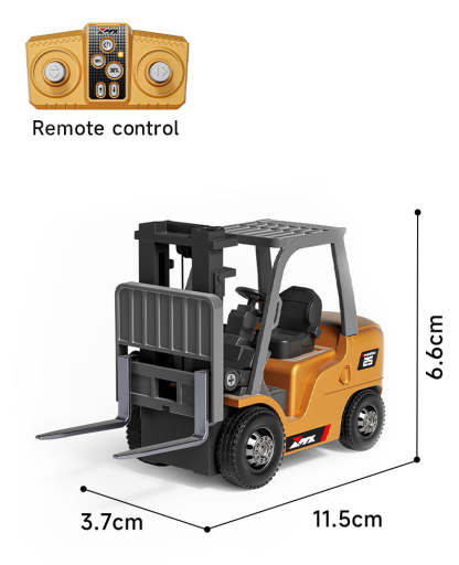 Desktop Fun 🎁 Mini Remote Control Forklift Truck Toy 