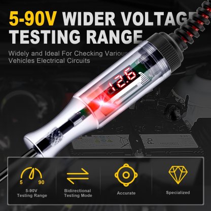 ✨Heavy Duty 5-90V Digital LED Circuit Tester
