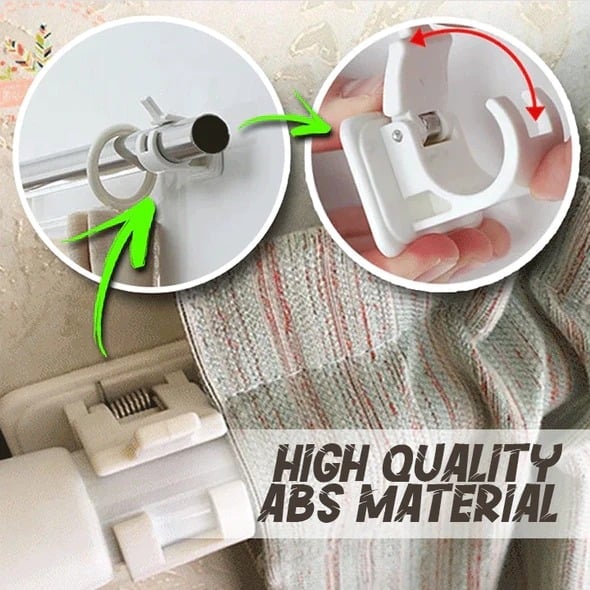 (🔥Hot Sale - 49% OFF)Nail-free Adjustable Rod Bracket Holders(Set of 2), BUY 3 Get 1 Free