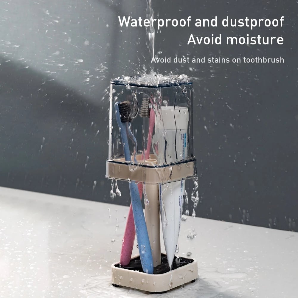 🎁 Stylish Toothbrush Holder with Cover